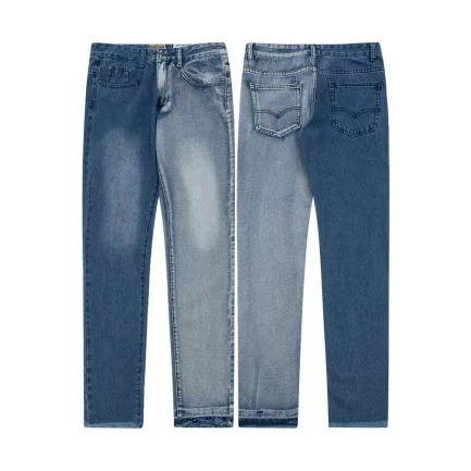 GALLERY DEPT JEANS COTTON RIPPED DENIM PANTS