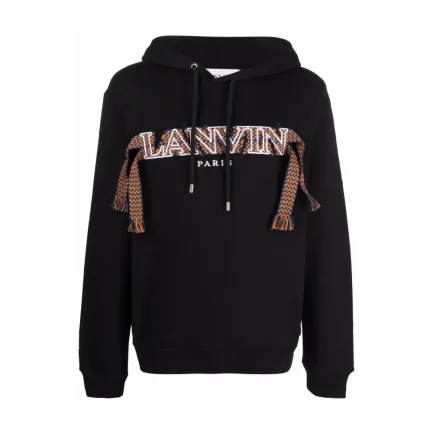 Lanvin Curb Lace Embroidered Hoodie