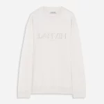 Oversized Embroidered Lanvin Paris Sweatshirt